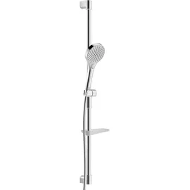 Hansa Viva Brausegarnitur mit Stange und Ablage Chrom 44150330