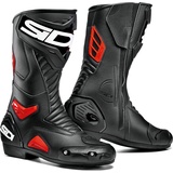 Sidi Performer Motorradstiefel, Schwarz/Rot