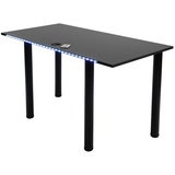 Möbelsystem Tisch mit LED-Beleuchtung, Kabelmanagementsystem/Kabeldurchgänge