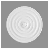 PROVISTON Wanddekoobjekt Stuckrosette, Polystyrol, Durchmesser 400 mm, Weiß weiß