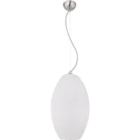 GLOBO Hängeleuchte Pendellampe Pendelleuchte Glasschirm opal Schirmleuchte Esszimmerlampe Küche,
