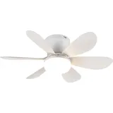 Trio Lund 53 cm Deckenventilator Weiß