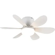 Trio Lund 53 cm Deckenventilator Weiß