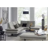 W.Schillig Eckcouch Flachgewebe 284cm 3-Sitzer Grau