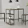 [en.casa] Bartisch Växjö 100 x 109 x 60 cm Dunkelbraun