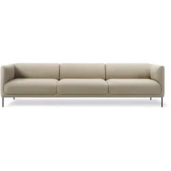 Fredericia Konami Sofa 3-Sitzer, schwarz / loop 42
