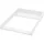 Woltu Wickelaufsatz für Kommode, Wickelbrett 60 x 10 x 80 cm passend für Tiefe 46,5–50 cm, Aufsatz mit 2 Kippschützen, aus MDF, Weiß