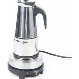 Crediri Elektrische Kaffeemaschine, Espressomaschine, Espressomaschine aus Edelstahl