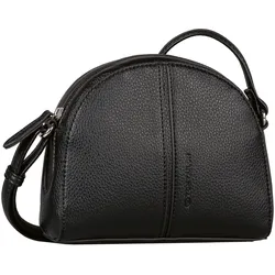 TOM TAILOR Umhängetasche »Dorine«, aus körnigem Lederimitat betont durch unterlegtem Streifen vorne TOM TAILOR Schwarz B/H/T: 19,5 cm x 16 cm x 6,5 cm