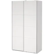 Tvilum Schiebetürenschrank Catania 221 x 119 x 67 cm Weiß