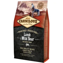 CARNILOVE Adult Lamb & Wild Boar Hundetrockenfutter 4 Kilogramm