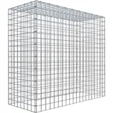 Gabiona C-Ring-Gabione-Anbaukorb Typ 3 90 x 100 x 40 cm Maschenw 5 x 5 cm