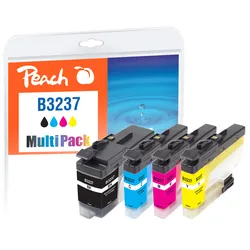 Peach Spar Pack Tintenpatronen kompatibel zu Brother LC-3237VALP