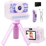 VIRIECH Kinderkamera, Kinder Kamera 2" Display 1080P Selfie Digitalkamera für Kinder mit 32GB, Fotokamera für Kinder von 3-12 Jahren, Geburtstag Weihnachten Spielzeug für Kinder