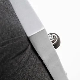 Kettler EGO Sonnenliege 90 x 90 x 0 cm Silber/Flanelle