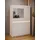 Forte Vitrine Oak Squere 95,3 x 41,5 x 146,7 cm Beige/Sand