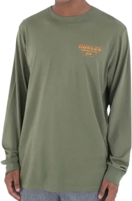 HURLEY CUSTOMS Longsleeve 2025 malverde - M
