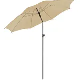 Fare Sonnenschirm, 8205 L, rund, Ø 200cm, natur, neigbar, höhenverstellbar