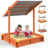 Spielwerk® Sandkasten Sami 120 x 120 cm