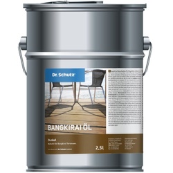 Dr. Schutz® Terrassenöl Bangkirai, Dunkel, Naturöl für Bangkirai Terrassen, 2,5 l - Dose