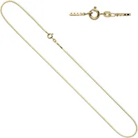 Goldkette JOBO Halsketten Gr. Gelbgold 333, Länge: 50 cm, goldfarben (gelbgold 333) Damen Goldketten Venezianerkette 333 Gold 50 cm 1,0 mm