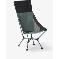 Campingstuhl klappbar niedrig kompakt - 900 XL rauchgrün No Size