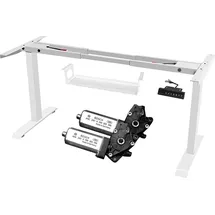 FANZTOOL Höhenverstellbarer Schreibtisch Gestell Weiß