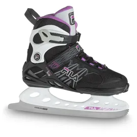 Fila Damen FILA Primo Ice Lady Freizeitschlittschuh Damen Eishockey Eislaufen Edelstahlkufe Starker H, schwarz/weiß/magenta, 39 EU