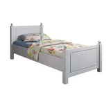 Home Affaire Massivholzbett »Mila, hohe Belastbarkeit Jugendbett,! FSC® zertifiziertes Massivholz«, (Breite/Belastbarkeit 180cm/220 KG, 140cm/180 KG, 90cm/=120 KG), aus massiver Kiefer, inklusive Lattenrost