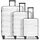 bergpfeil Travel Koffer-Set 3-tlg. weiß