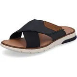 Pantoletten 25283, Männer Slipper,Backless,Mules,Gartenschuhe,Sommerschuhe,sommerclogs,Sandalen,Freizeitschuhe,blau (14),41 EU / 7.5 UK