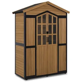 MCombo Gartenschrank 1,41 x 0,45 m Natur