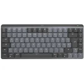 Logitech MX Mechanical Mini DE Kabellos), Tastatur Grau