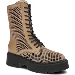 Beige Stiefeletten Chebello Modische Damenschuhe für Herbst, 38
