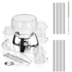 Sommerbowle-Set 20tlg. Juntos Glas transparent