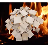 Anfeuerholz Anzündholz Anmachholz Brennholz Kaminholz Holzstücke ofenfertig trocken Feuerschale Lagerfeuer (Anzündholz 9Kg)