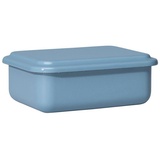 RIESS Vorratsbehälter mit Deckel nieder 15x11x5 cm Heidelbeerblau - Blau