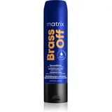 Matrix Brass Off Blue Conditioner 300 ml Conditioner zur Entfernung Messingtönen in braunem Haar für Frauen
