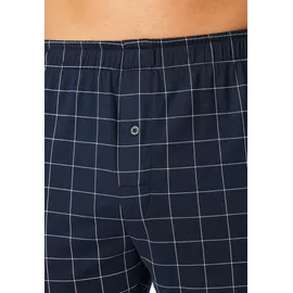 SCHIESSER Boxershorts Fine Interlock kariert M 2er Pack