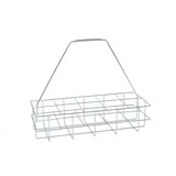 ich-zapfe Flaschenträger für 10 x 1 L Flaschen blau chromatiert