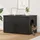 vidaXL Katzenhaus Schwarz 85 x 55 x 50,5 cm Holzwerkstoff