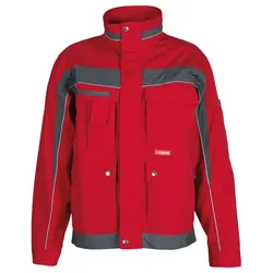 Bundjacke "PLALINE" - 102 - Rot/Schiefer
