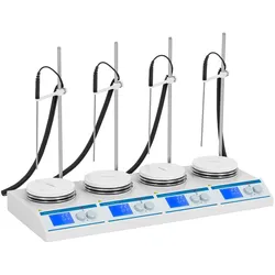 Steinberg Systems Magnetrührer - mit 4 Heizplatten - 4 x 2 l - 2000 U/min SBS-MR-180