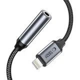 TECH-PROTECT Lightning auf 3,5 mm Adapter Schwarz
