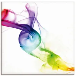 Wandbild ARTLAND "Rauch - Abstrakt", bunt (farbe bild(er): bunt), B:40cm H:40cm T:1,8cm, Canvas, Leinwand, Bilder, als Leinwandbild, Poster in verschied. Größen