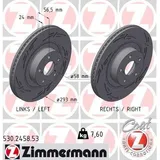 ZIMMERMANN Bremsscheibe BLACK Z 530.2458.53