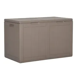 vidaXL Garten-Aufbewahrungsbox 180 L Braun