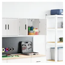 vidaXL Garagen-Wandschrank Holzwerkstoff 60 x 30 x 41 cm Weiß