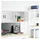 vidaXL Garagen-Wandschrank Holzwerkstoff 60 x 30 x 41 cm Weiß