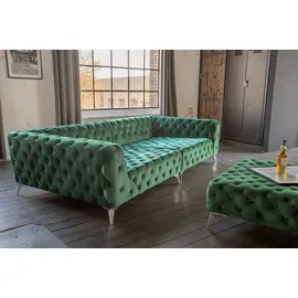KAWOLA Big Sofa NARLA Chesterfield Sofa Velvet
